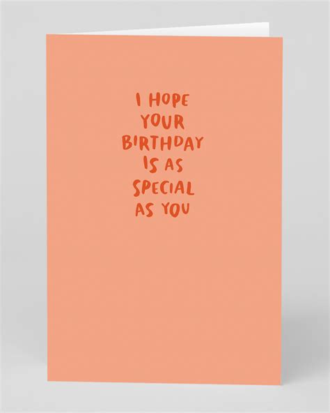 Personalised Special As You Birthday Card Ohh Deer