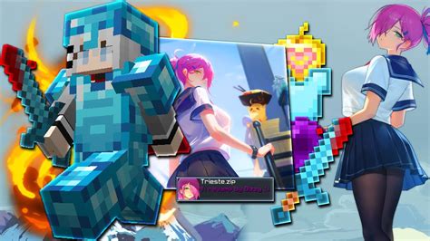 Trieste 16x Minecraft Bedwars Pvp Texture Pack Anime Texture Pack