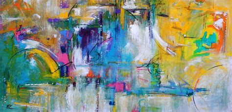 Elizabeth Chapman Art Fun Colorful And Bright Contemporary Abstract