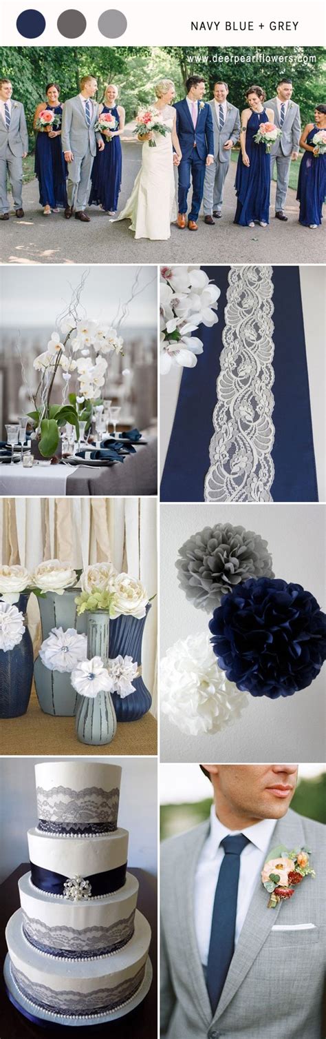 Top 10 Navy Blue Wedding Color Combo Ideas For 2018 Deer