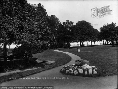 Photo Of Liskeard The Park And Ancient Bull Stone 1928