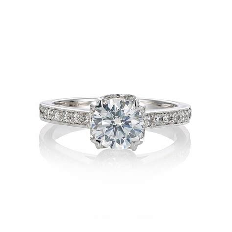 Ct White Gold Round Brilliant Cut Diamond Engagement Ring Diamond