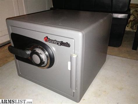 A four number combination safe has four wheels that one uses to enter the correct combination code. ARMSLIST - For Sale: Sentry Safe Combination Fire Proof Safe