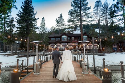 Winter Lakeside Tahoe Wedding Julia And Robert Westshore Cafe And Inn