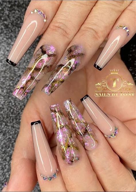 2020 trendy gel coffin nails design this summer elegant and beautiful hot sex picture