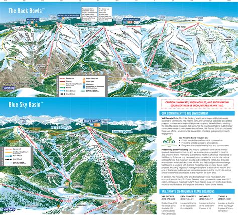 Vail Trail Map Vail Ski Area Piste Map Mychaletfinder