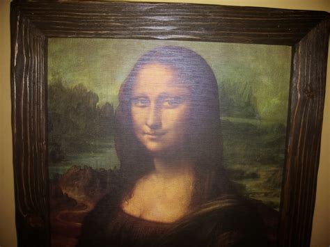 Antiguedadesalmonte Bonito Cuadro Mona Lisa