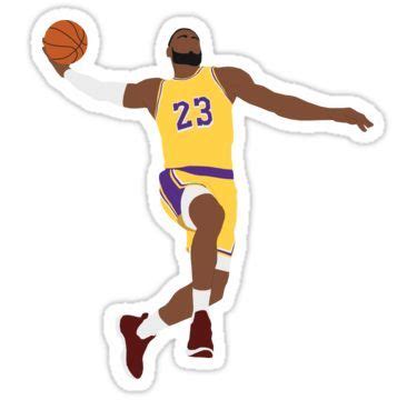 How high can lebron james jump? 'LeBron James - Dunk' Sticker by Draws Sports in 2021 ...
