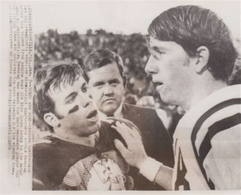1971 Press Photo Mississippi Football Qb Archie Manning Auburn Qb Pat