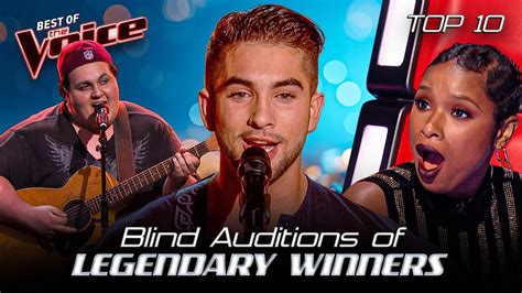 Legendary The Voice Winners Blind Auditions 🏆 Top 10 Youtube