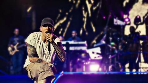 1920x1080 Eminem On Stage Laptop Full Hd 1080p Hd 4k Wallpapers Images