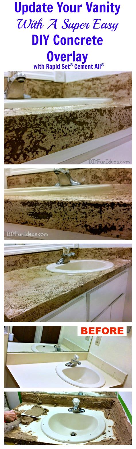 Check spelling or type a new query. DIY CONCRETE COUNTER OVERLAY VANITY MAKEOVER