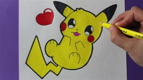 Dibujos De Pikachu Fáciles Para Niños Novalena