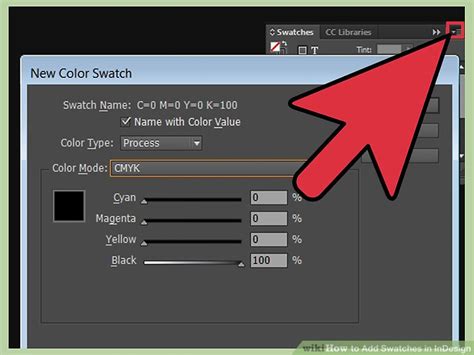 (these handles are called color stops.) to add a new color stop , click on either the left or right. 4 Ways to Add Swatches in InDesign - wikiHow
