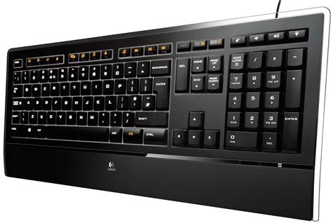 Logitech K740 Keyboard Usb Black Illuminated At Reichelt Elektronik