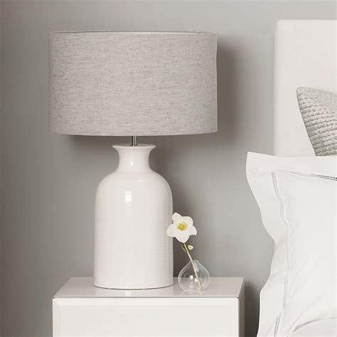 A table lamp for the bedroom helps illuminate for reading and task work but is softer. Ceramic Small Bottle Table Lamp | Table Lamps | The White ...