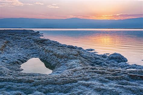 Salty Shore Texture Of Dead Sea Israel Stock Image Image Of Beauty