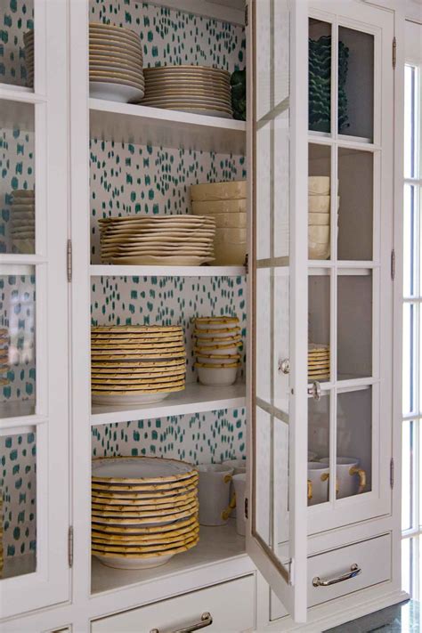 Transform Your Cabinets With Wallpaper Home Cabinets