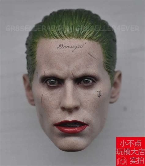 Custom Jared Leto Joker 16 Head Sculpt For Hot Toys Arkham Asylum Suicide Squad In Action And Toy