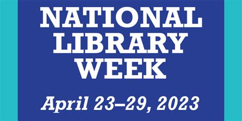 April Challenge National Library Week 2023 Santa Clara County