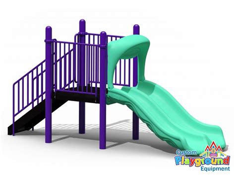 3 Ft Commercial Playground Double Slide