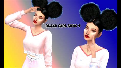 The Sims 4 Black Girl Cc Youtube