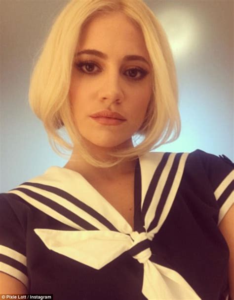 Pixie Lott Looks Leggy In A Sexy Sailor Outfit At Dandg Bash Daily Mail