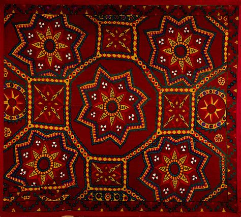 Suzani Hand Embroidered Fabric Panel Central Asia Lisa Coburn Flickr