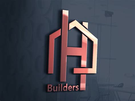 Home Builders Construction Logo Design Business Card Logo Design