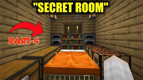 Minecraft Secret Room🏠 Episode 4 Tutorial Youtube