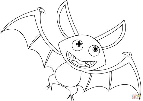 Free Printable Bat Coloring Pages Printable World Holiday