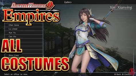 Dynasty Warriors Empires All Characters Costumes Informal