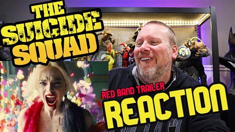 The Suicide Squad Official Red Band Trailer Reaction Youtube