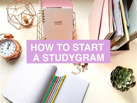 How To Start A Studygram Studying With Jasmine