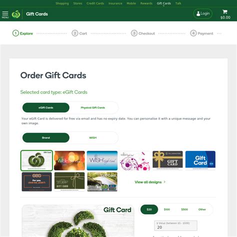Nov 15, 2017 · expired: 4% off Woolworths Gift Cards @ Woolworths - OzBargain