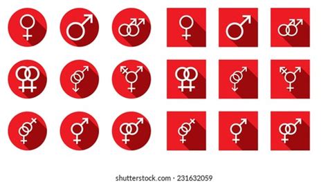 Illustrations Male Female Sex Symbols On Stock Vector Royalty Free Shutterstock