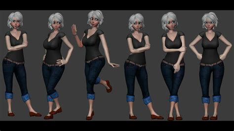 Aunt Cass Rig Character Free Download Blend File