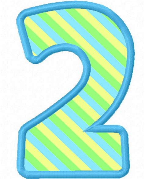 Instant Download Birthday Numbers Applique Machine Embroidery Etsy