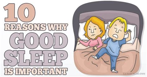 10 Reasons Why Good Sleep Is Important Good Sleep Sleep Sleeping Issues