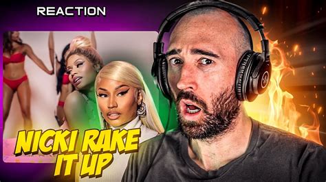 Yo Gotti Nicki Minaj Rake It Up First Time Reaction Youtube