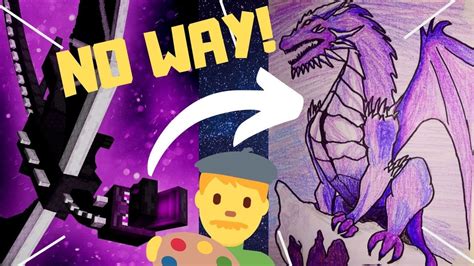 Can You Draw The Ender Dragon In 3 Minutes Youtube