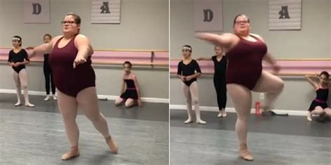 plus size ballerina becomes online sensation after incredible footage