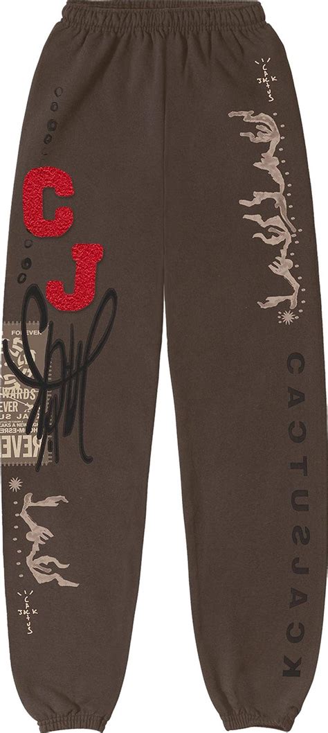 Buy Cactus Jack By Travis Scott Cj Flare Sweatpants Brown Cjj1 Sp10