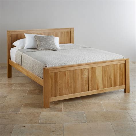 Oakdale Natural Solid Oak 5ft King Size Bed Furniture Solid Oak Beds