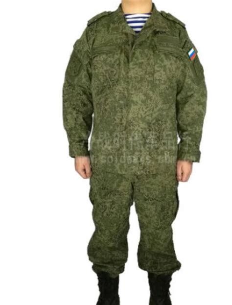 Russian Military Uniform Woodland Digital Camouflage Suit Army Uniform