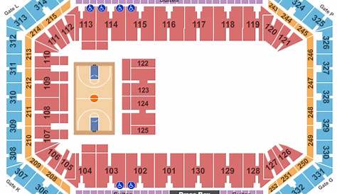 xl center seating chart uconn basketball