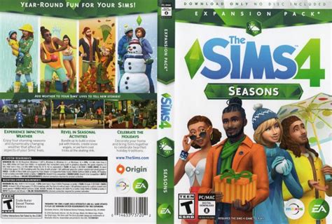 The Sims 4 Seasons Full Box Art Simsvip