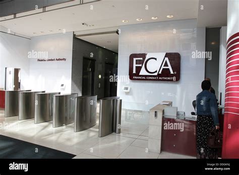 Offices Of The Fca Financial Conduct Authority At Canary Wharf London