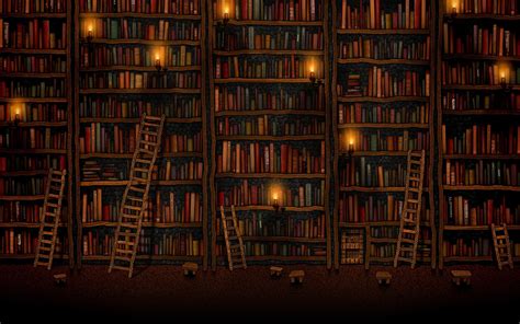 1920x1200 Resolution Bookshelf Filled With Books Library Artwork
