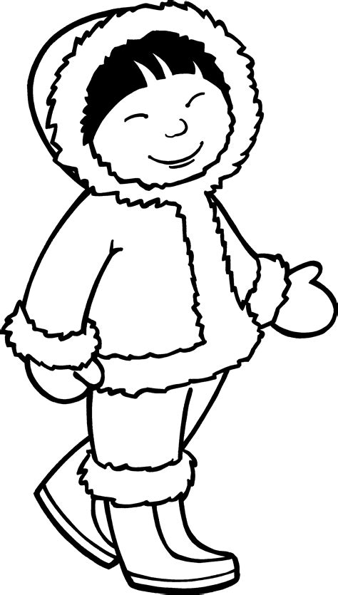 Eskimo Girl Coloring Page Coloring Pages Coloring Pages For Girls